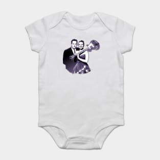 Les Paul and Mary Ford - An illustration by Paul Cemmick Baby Bodysuit